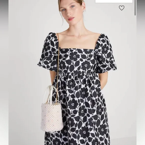 Kate Spade Purl Pearl Embellished Small Bucket Bag - Picture 3 of 12